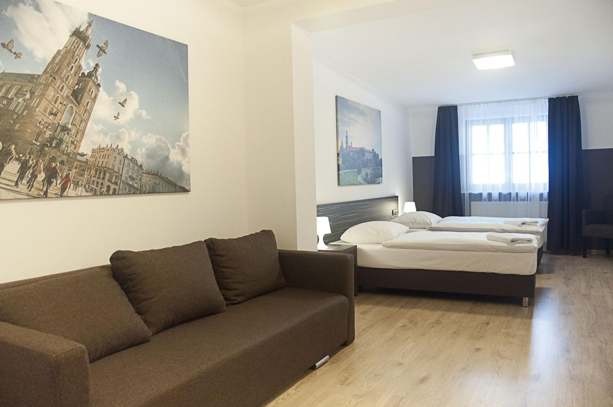 Pergamin Apartments Krakau Exterior foto