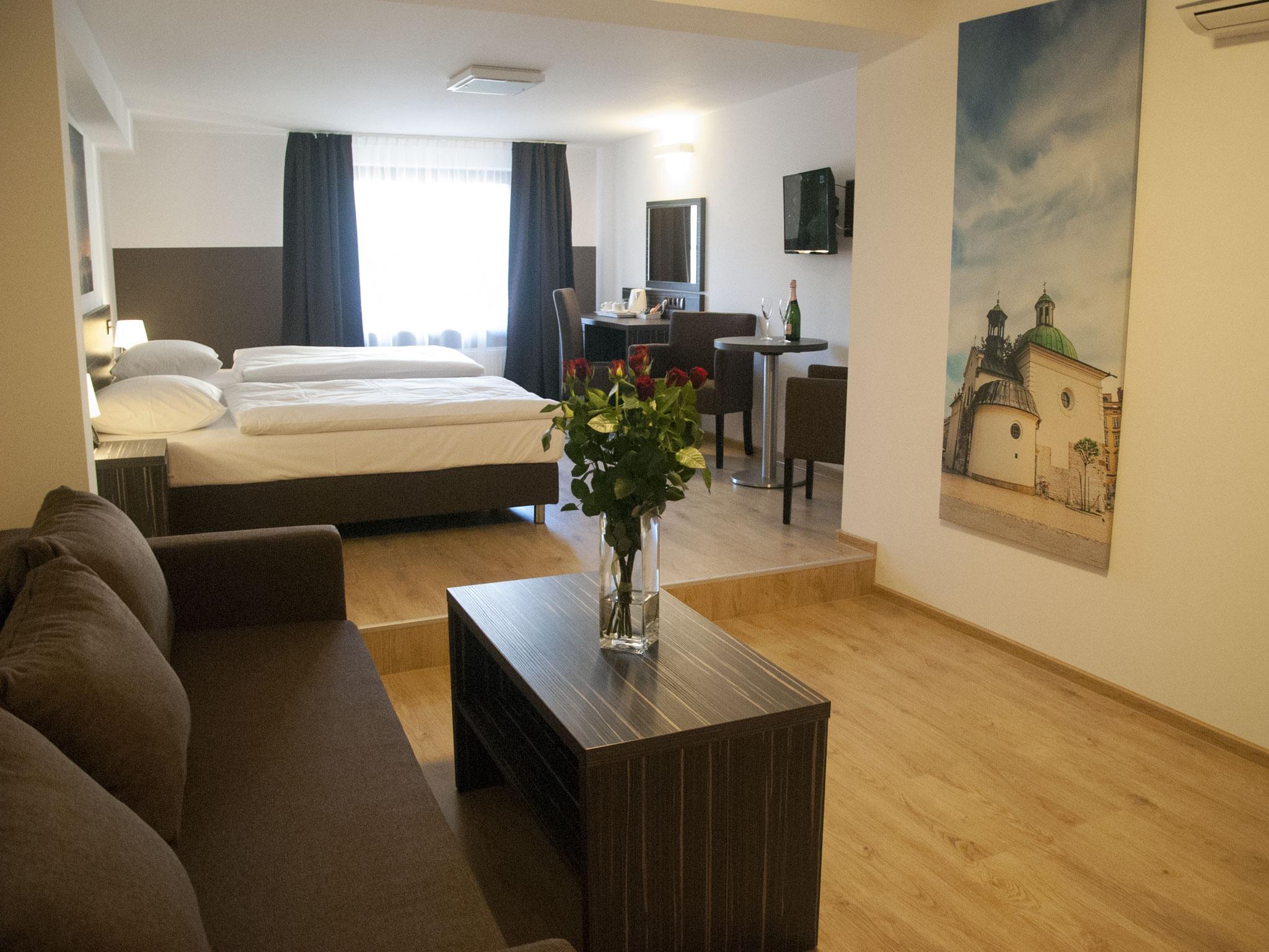 Pergamin Apartments Krakau Exterior foto